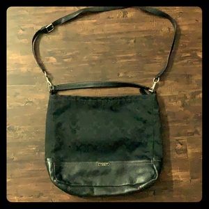 Coach satchel black crossbody